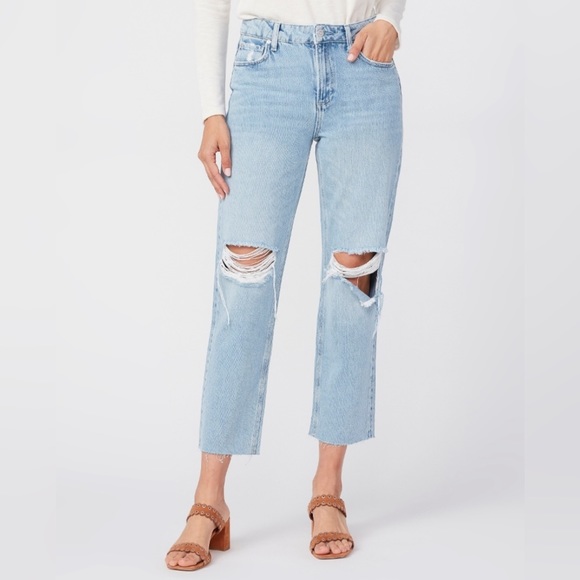 PAIGE Denim - Paige Noella Straight Doretta Destructed